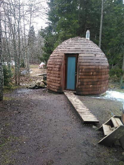 Баня на базе каркаса DOBROSFERA Z4