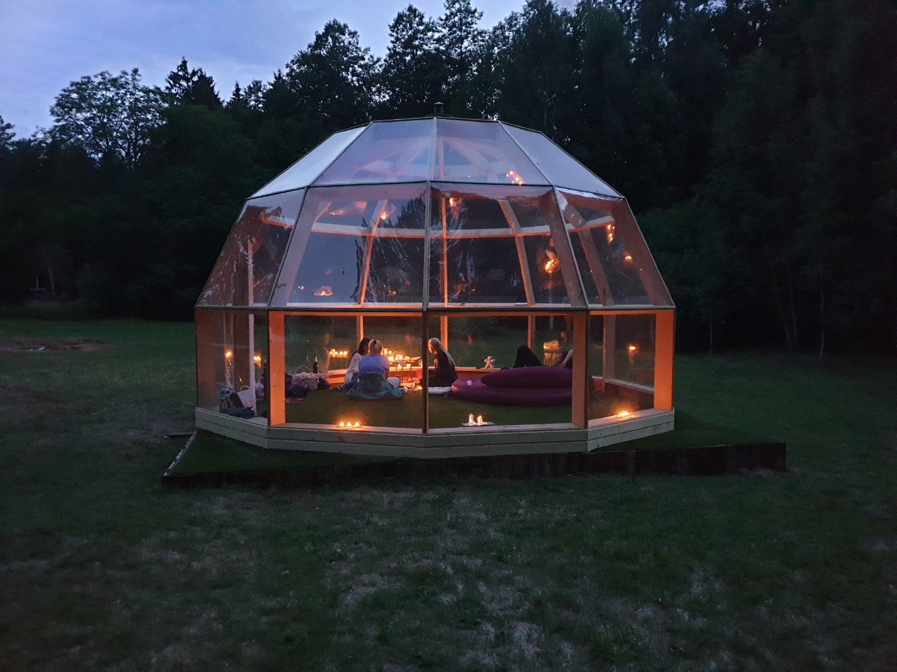 Купол Z6 используется как зона отдыха