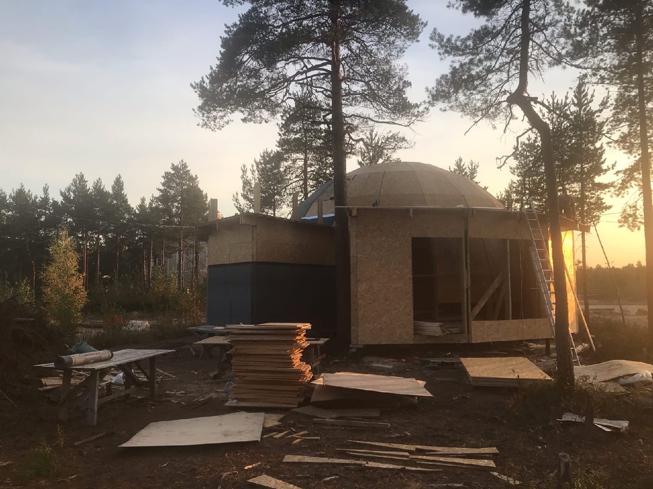 Сборка Z10 купола две веранды, СПб, Всеволожский р-он