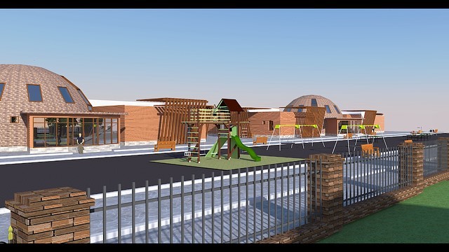 Эскизный проект купольной деревни