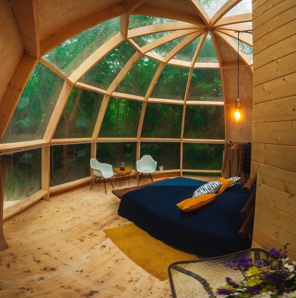 Глэмпинг в Спортивном Парке «Изгиб»