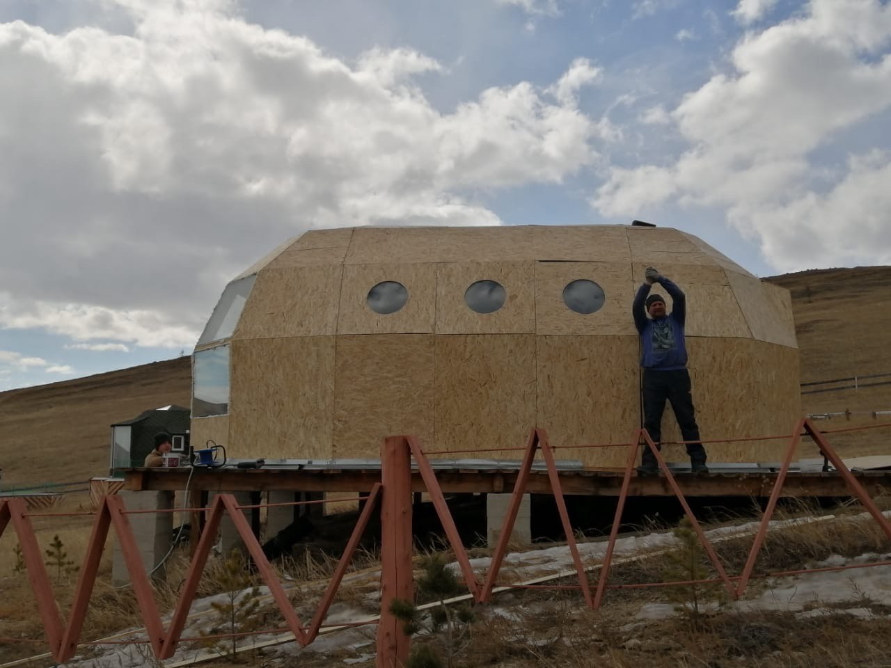 Дом будет стилизован под подводную лодку