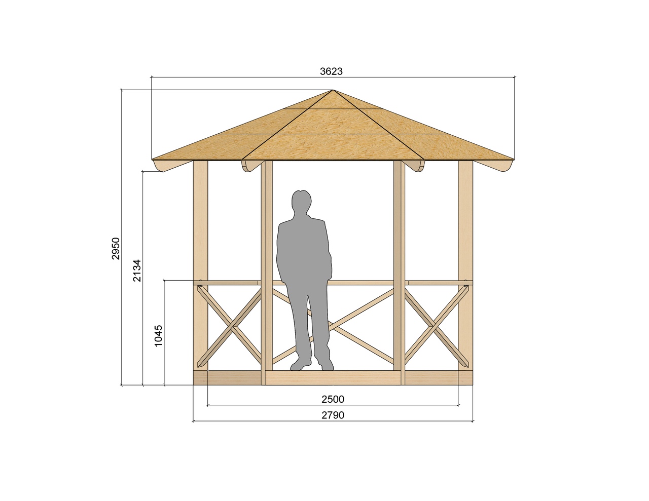 Предзаказ на конструктор беседки Добросфера A25