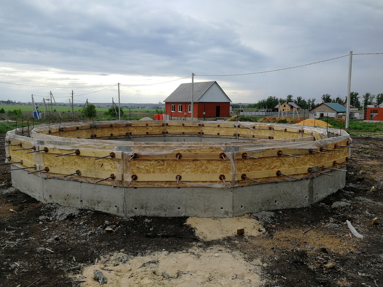 Строительство купольного дома Z8, Липецкая область, г. Елец