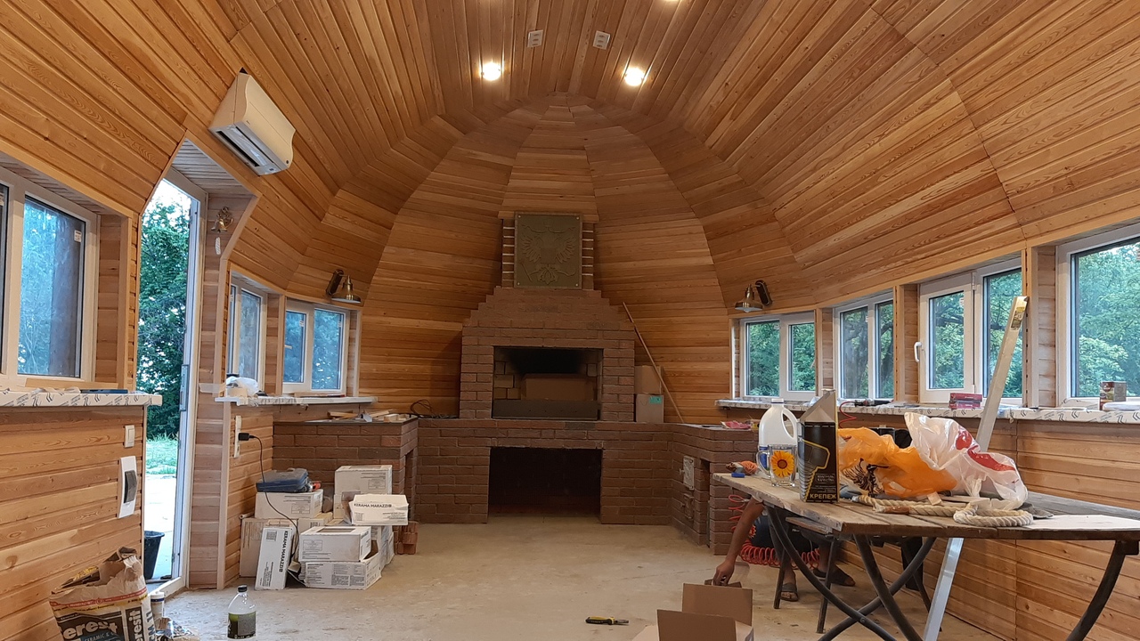 Завершена отделка вагонкой Z4LL в Сочи