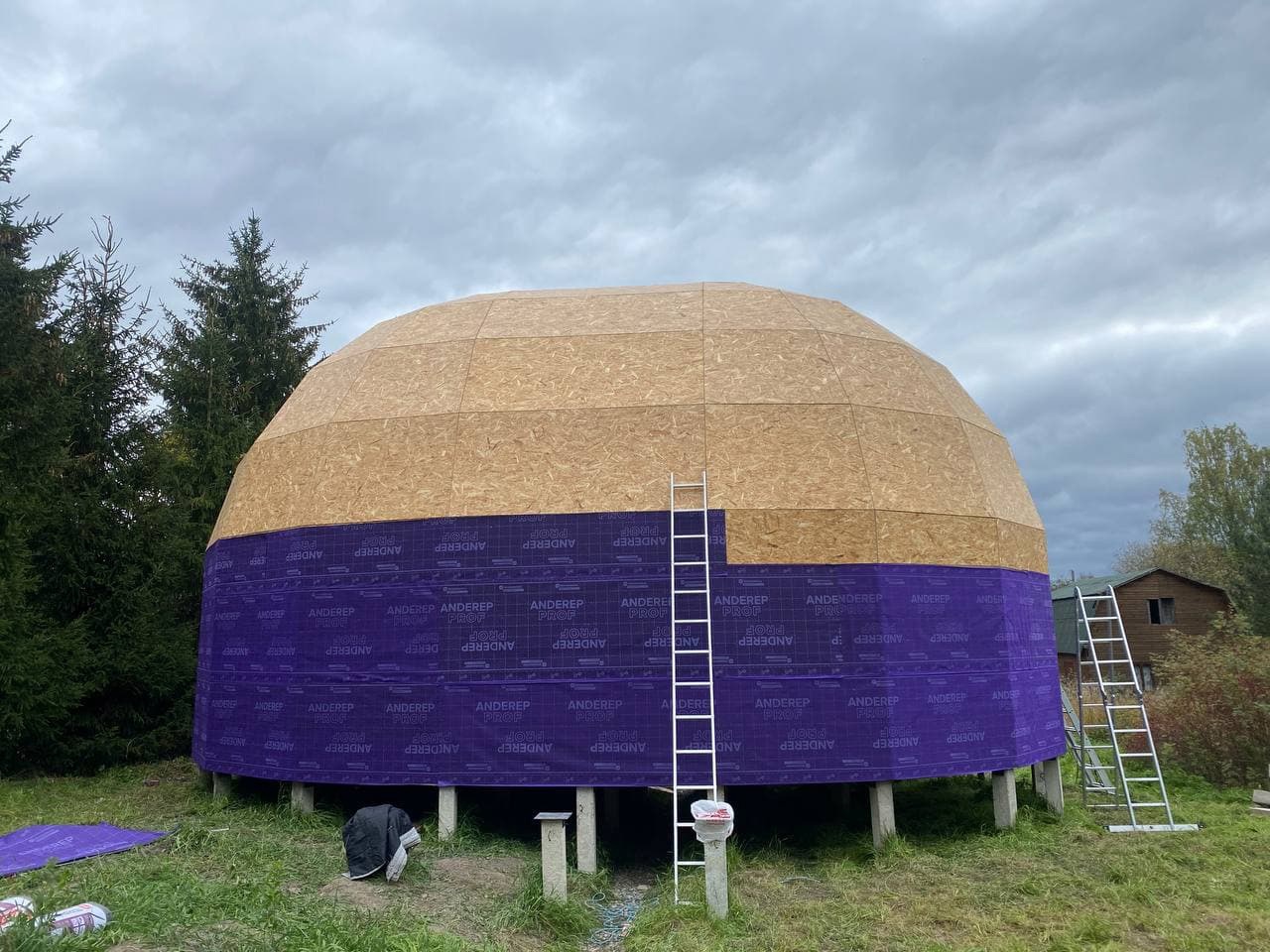 Cборка каркаса DOBROSFERA 8HL завершена