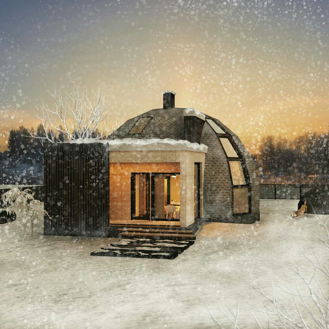 Купольный дом Добросфера Z10. 