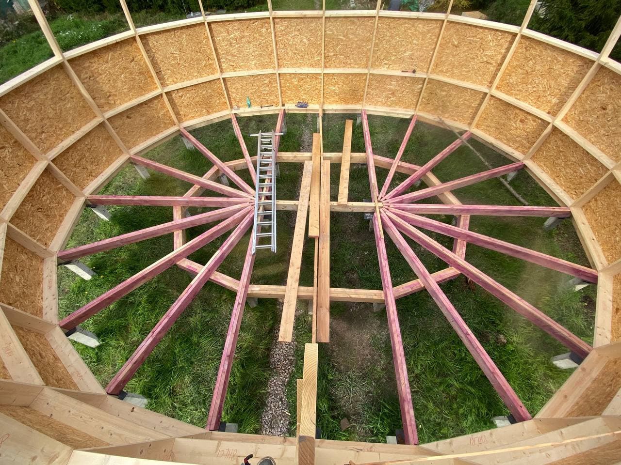 Cборка каркаса DOBROSFERA 8HL завершена