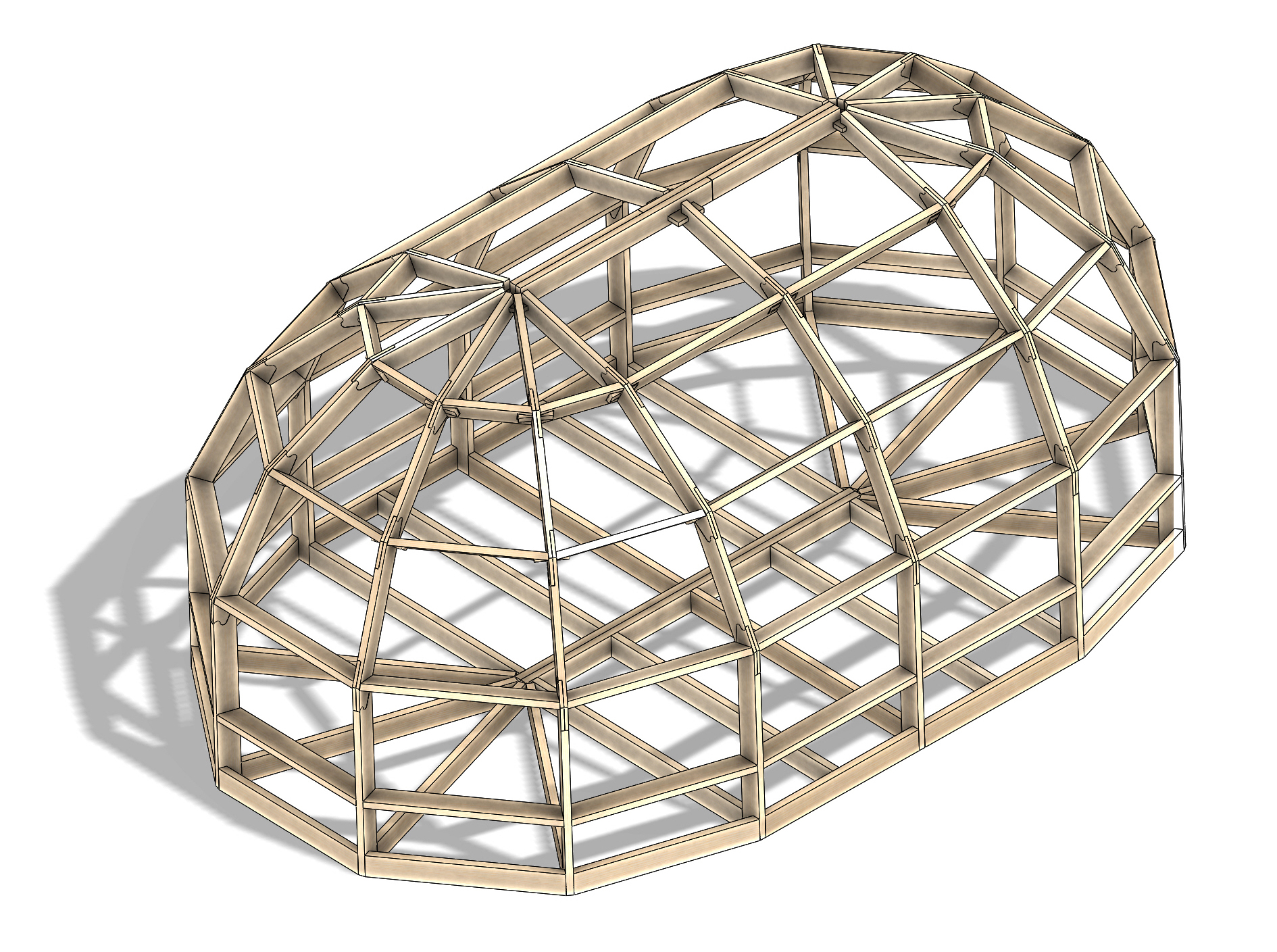 Первая модель традиционного дома Добросфера