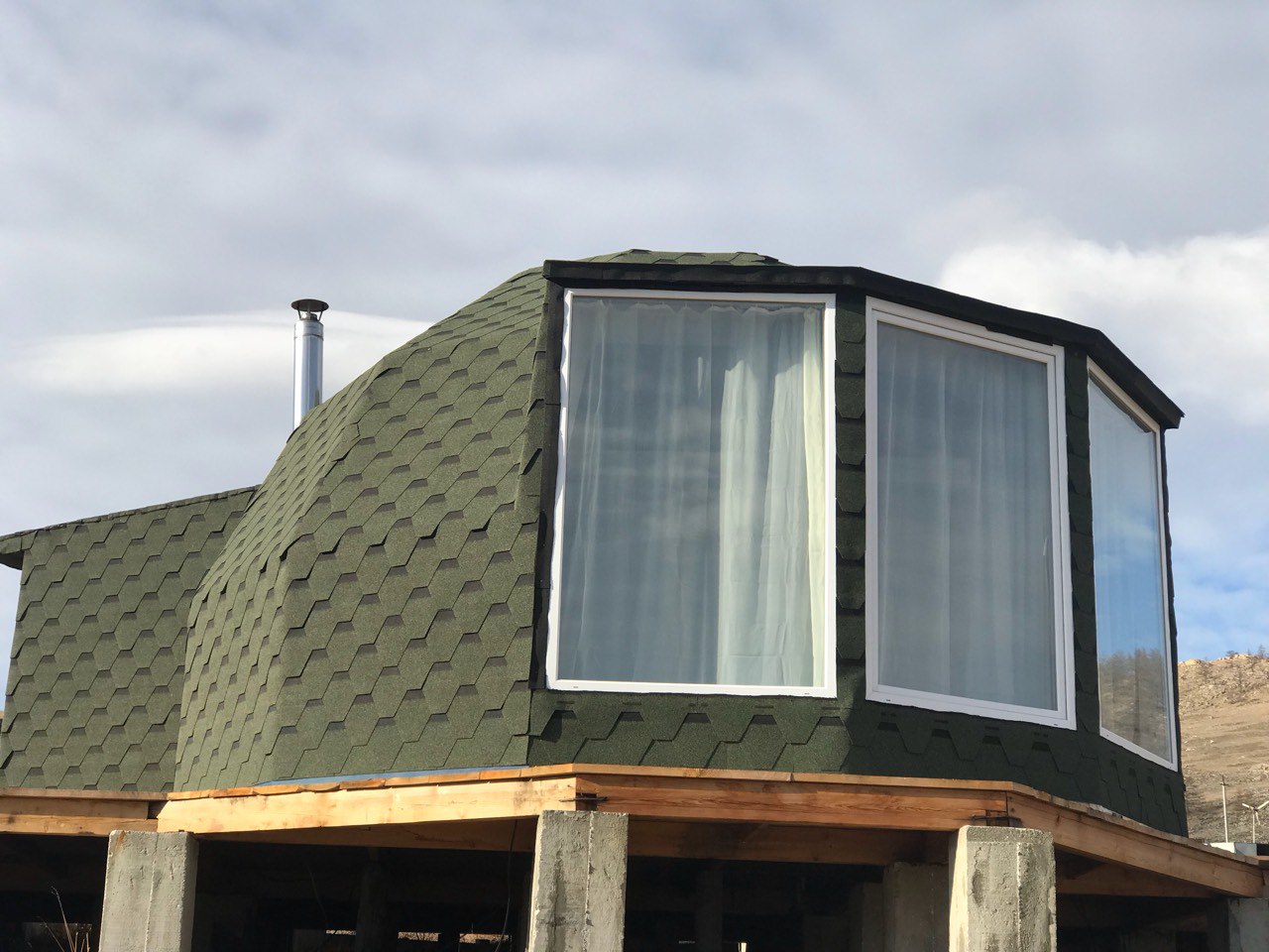 Первые на Байкале купольные дома Добросфера!