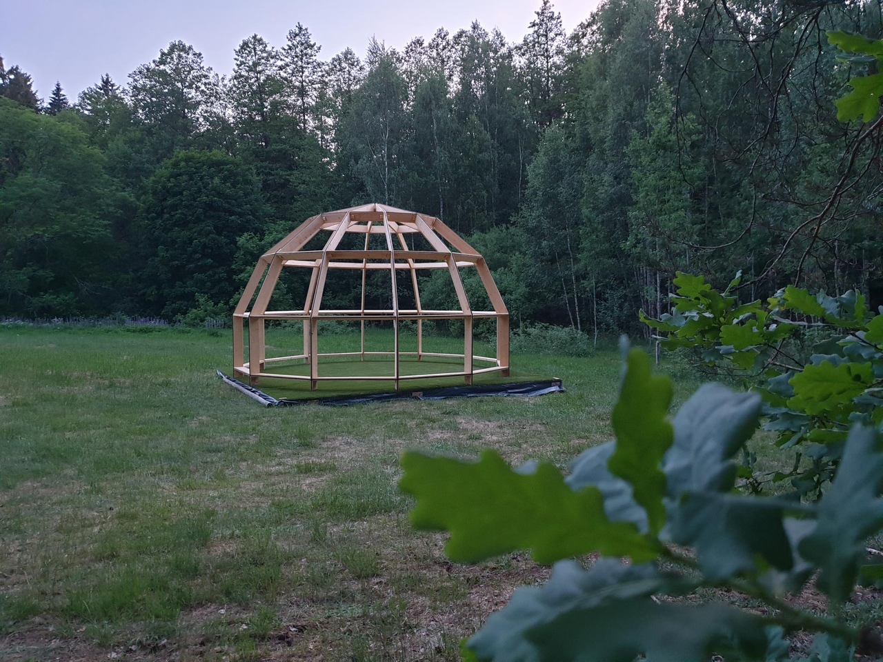 Начинаем строить дом для отдыха на дикой природе