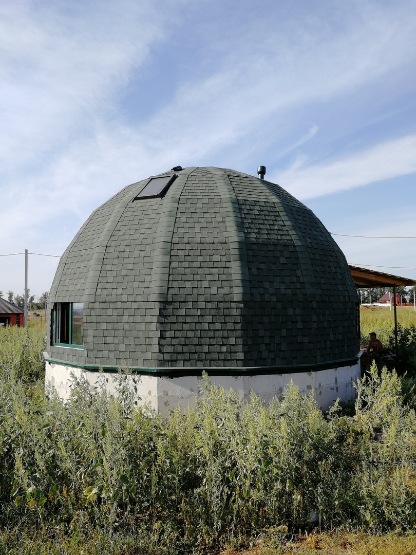 Строительство купольного дома Z8, Липецкая область, г. Елец