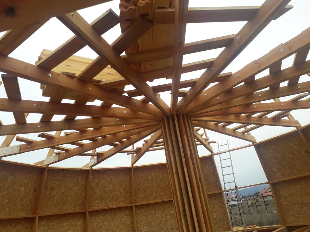 Строим очередную Добросферу в Симферополе. Каркас Z10 (120м2)