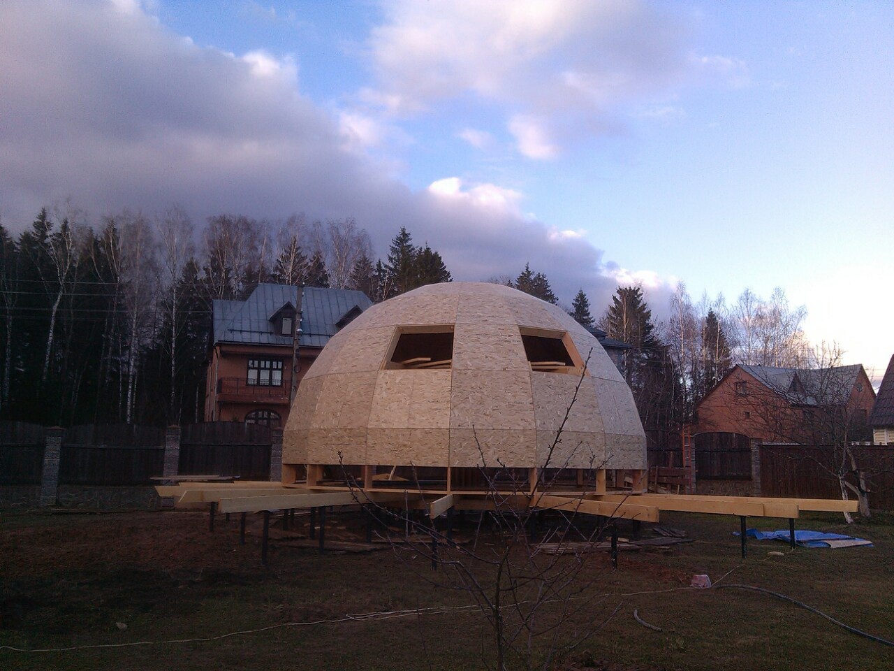 Завод Добросфера начинает сборку куполов