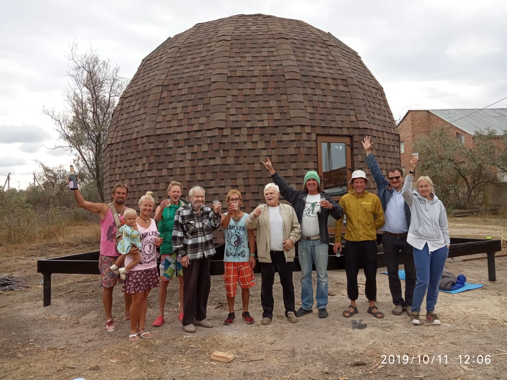 Первый этап завершён: Офис Ёхохо построен, Щелкино, восточный Крым.