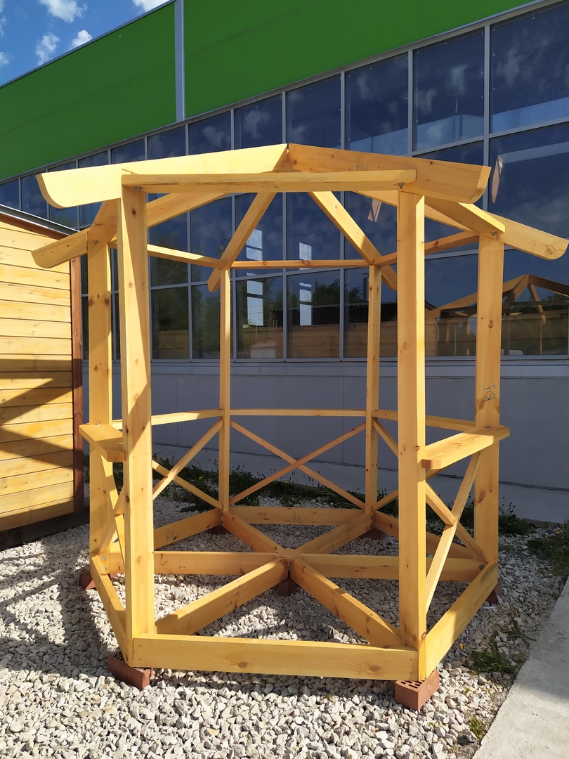 Образец беседки Добросфера А25 в Тольятти 