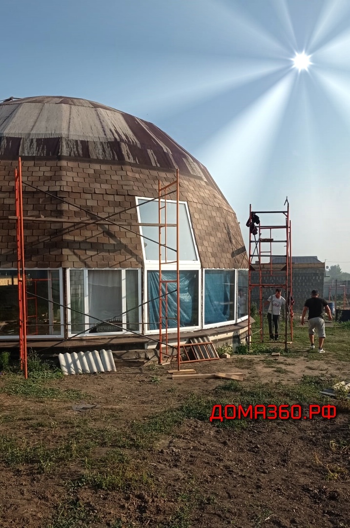 Монтаж гибкой черепицы.