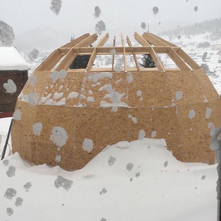 Фото конструктора купольного дома Добросфера